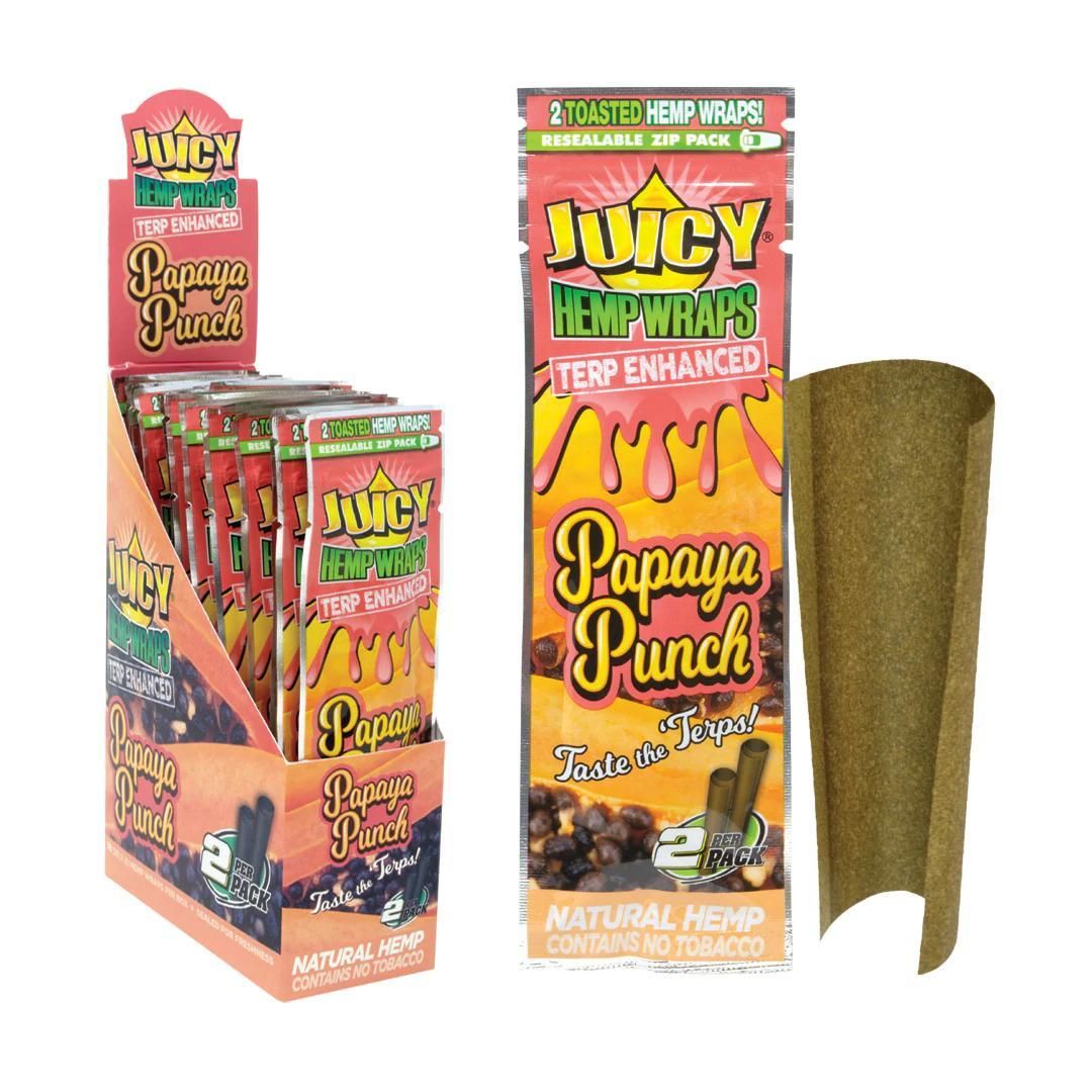 Juicy Jay Terp Hemp Wrap - Papaya Punch