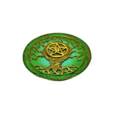 Tree Of Life Round Incense Burner 5”
