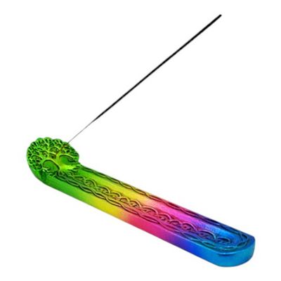 Multi Coloured Tree Of Life Incense Burner 10&quot;