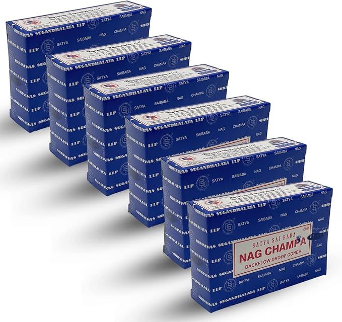 Satya Incense Cones Nag Champa 12pk