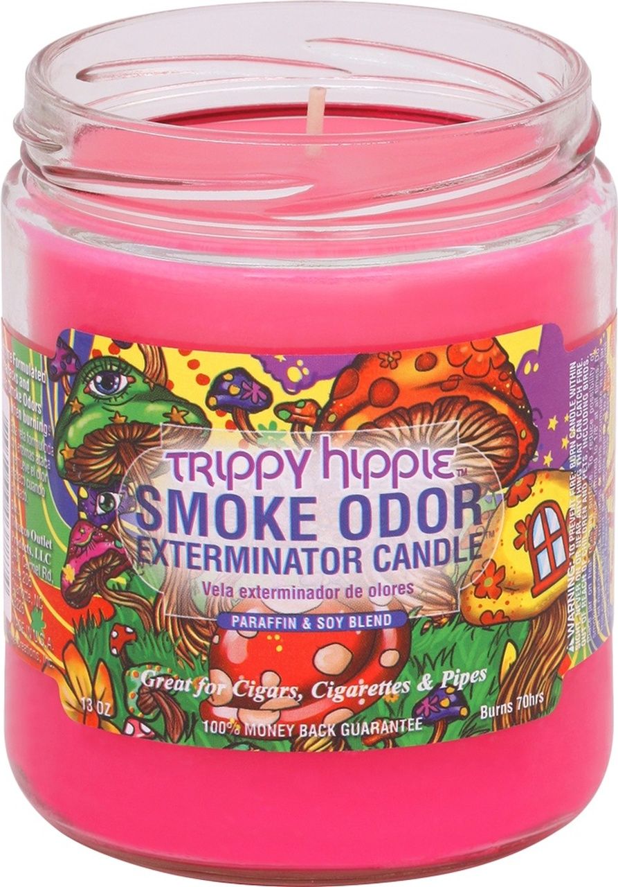 Smoke Odor Candle 13oz - Trippy Hippie