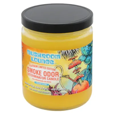Smoke Odor Candle 13oz - Limited Edition Sean Dietrich Series - Mushroom Lounge