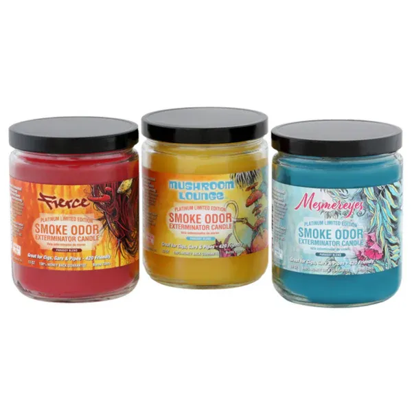 Smoke Odor Candle 13oz - Limited Edition Sean Dietrich Series - Fierce