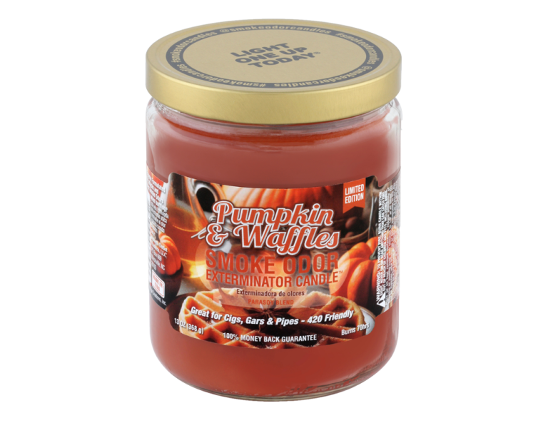 Smoke Odor Candle 13oz - Limited Edition - Pumpkin &amp; Waffles