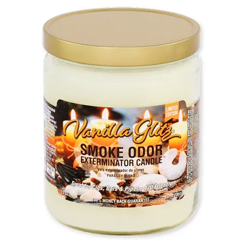 Smoke Odor Candle 13oz - Vanilla Glitz