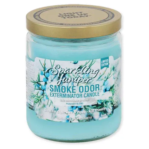 Smoke Odor Candle 13oz - Sparkling Juniper