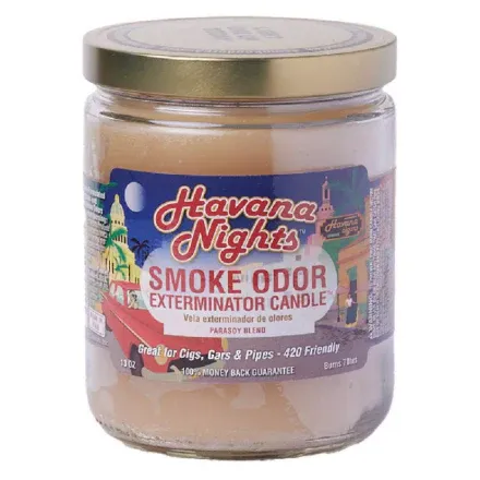 Smoke Odor Candle 13oz Havana Nights