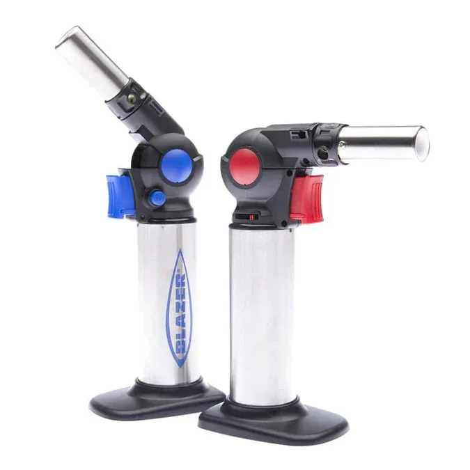 Blazer FX-1000 Flexible Dual Flame Turbo Torch Lighter - Red