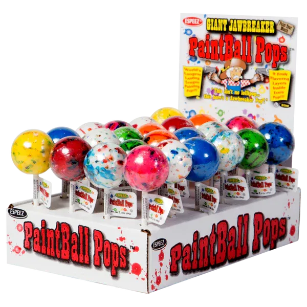 Espeez Paintball Pops Giant Jawbreakers