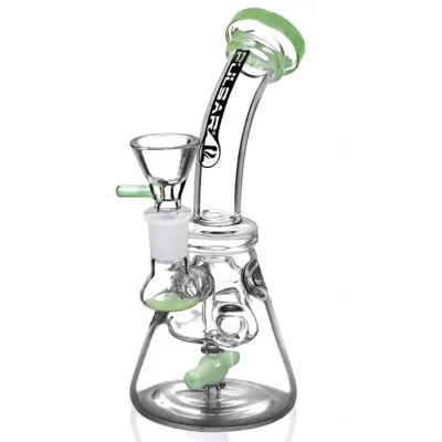 Pulsar 7.25” Propeller Perc Beaker Green