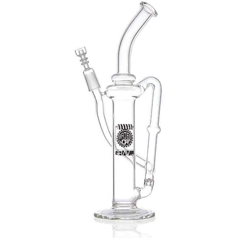 Grav Labs BDP.0 11” Bates Worm 38mm Diffusion Pump - Clear W/14mm Domeless Nail