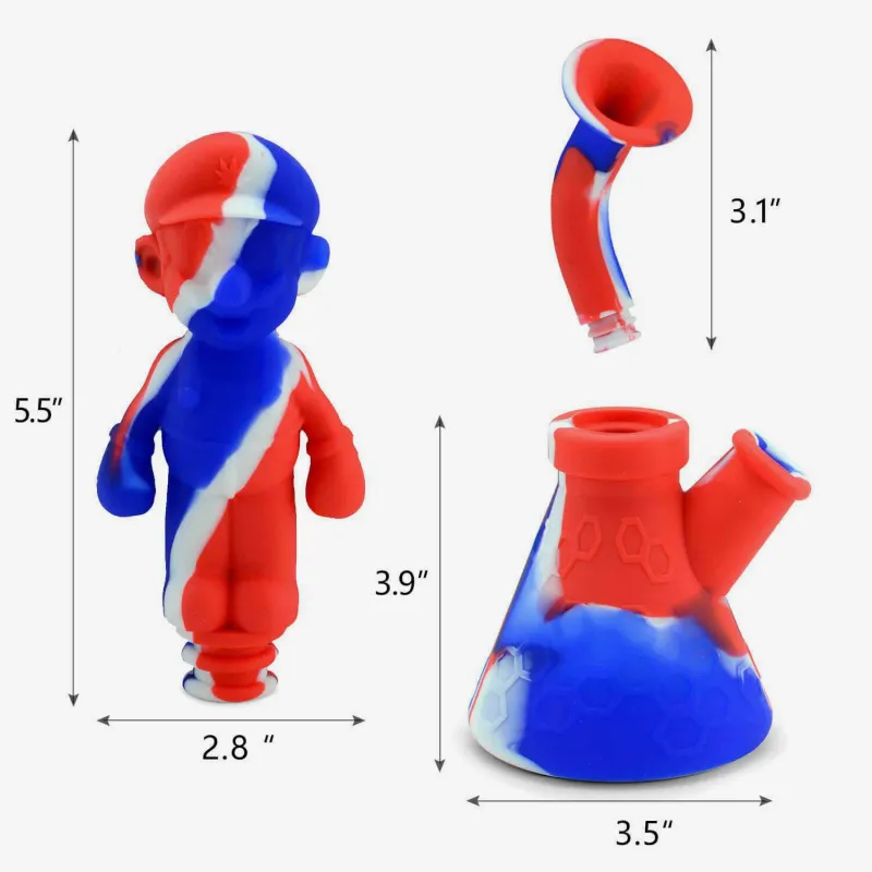 Silicone Mario Waterpipe