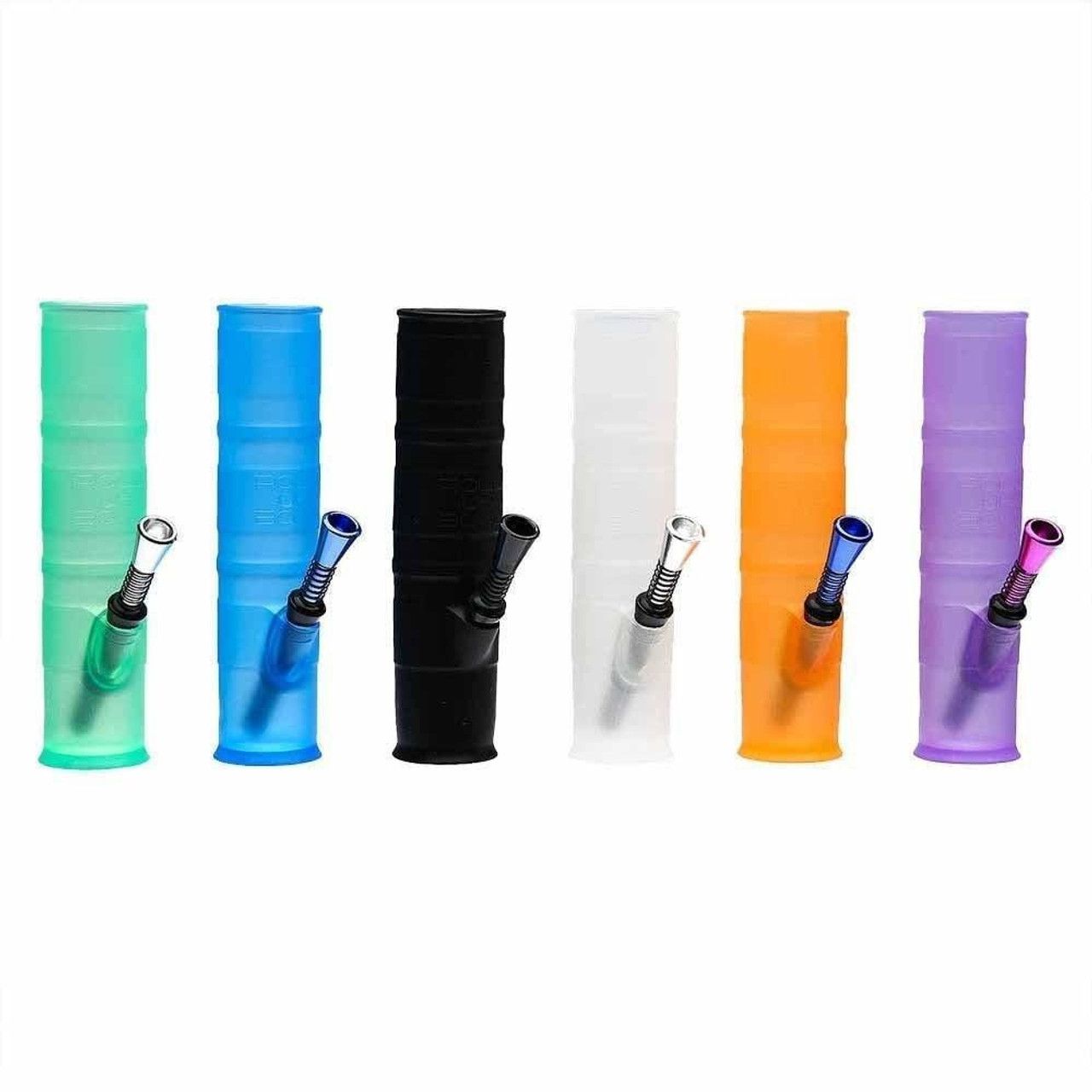 Foldable Silicone Waterpipe 8&quot;