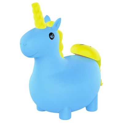PieceMaker Silicone Unikorn Bubbler, Color: Hikea Blue