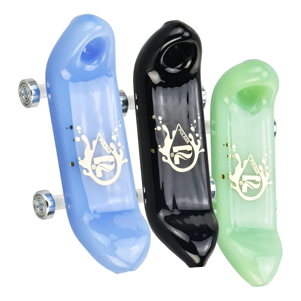 Pulsar Rolling Skateboard Hand Pipe
