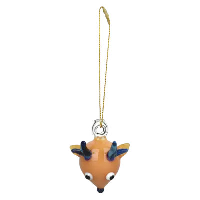 Santa’s Secret Hand Pipe Ornament 2.25” - Reindeer