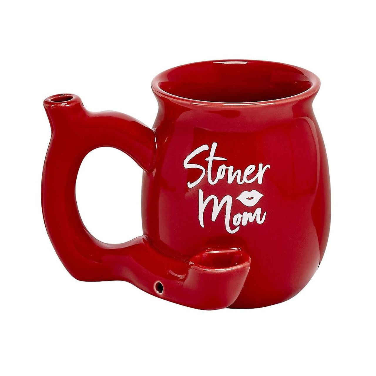 Premium Roast &amp; Toast Ceramic Mug Stoner Mom Red