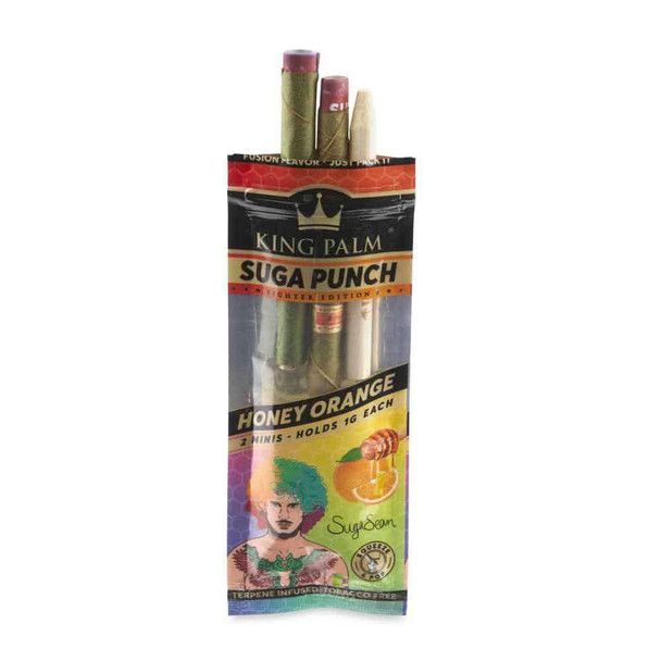 King Palm Mini 2 Pack - Suga Sean Honey Orange