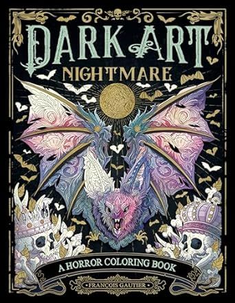 Dark Art Nightmare Colouring Book