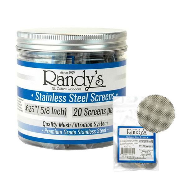 Randy’s Stainless Steel Screens .625” 20 Pack