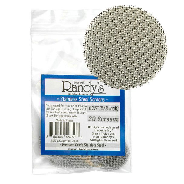 Randy’s Stainless Steel Screens .625” 20 Pack