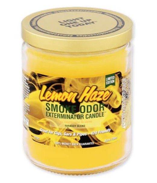 Smoke Odor Candle 13oz Lemon Haze