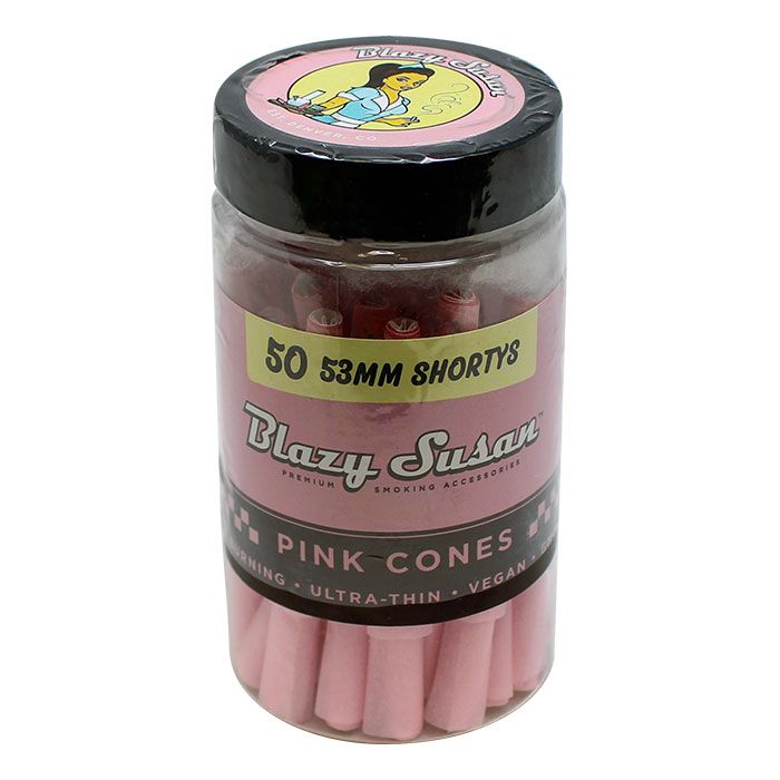 Blazy Susan Pink Shorty's Cones 53mm 50 Pack