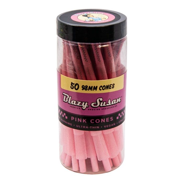 Blazy Susan Pink Cones 50 Pack 98mm