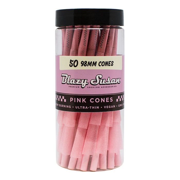 Blazy Susan Pink Cones 50 Pack 98mm