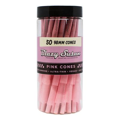 Blazy Susan Pink Cones 50 Pack 98mm