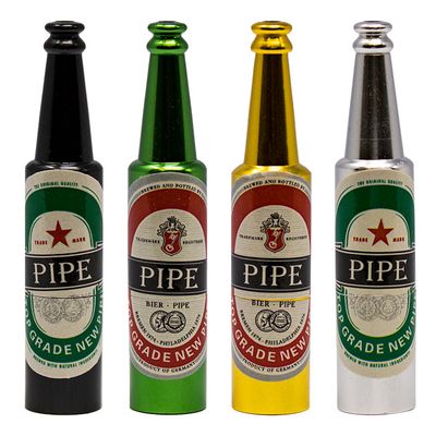 Metal Beer Bottle Pipe 3”