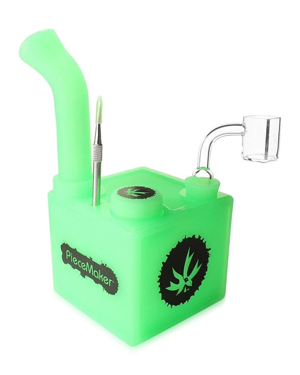 Piece Maker Silicone Kube Rig Glow In The Dark