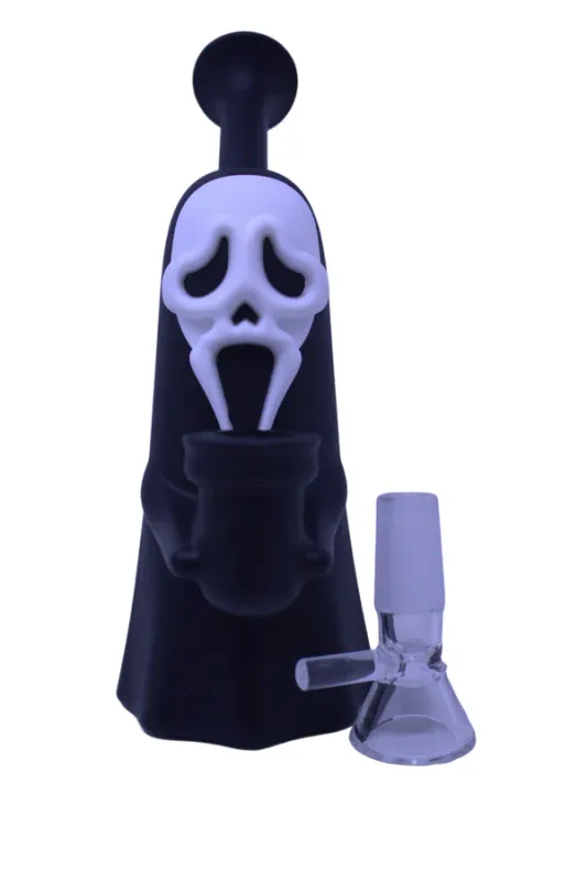 Silicone Scream Waterpipe 6”