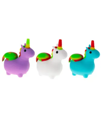 Silicone Unicorn Hand Pipe