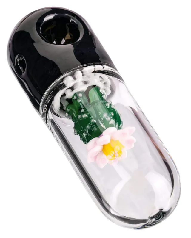 Empire Glassworks Dry Pipe - Peyote Cactus