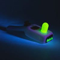 Empire Glass Rick &amp; Morty Portal Gun UV Reactive Dry Pipe
