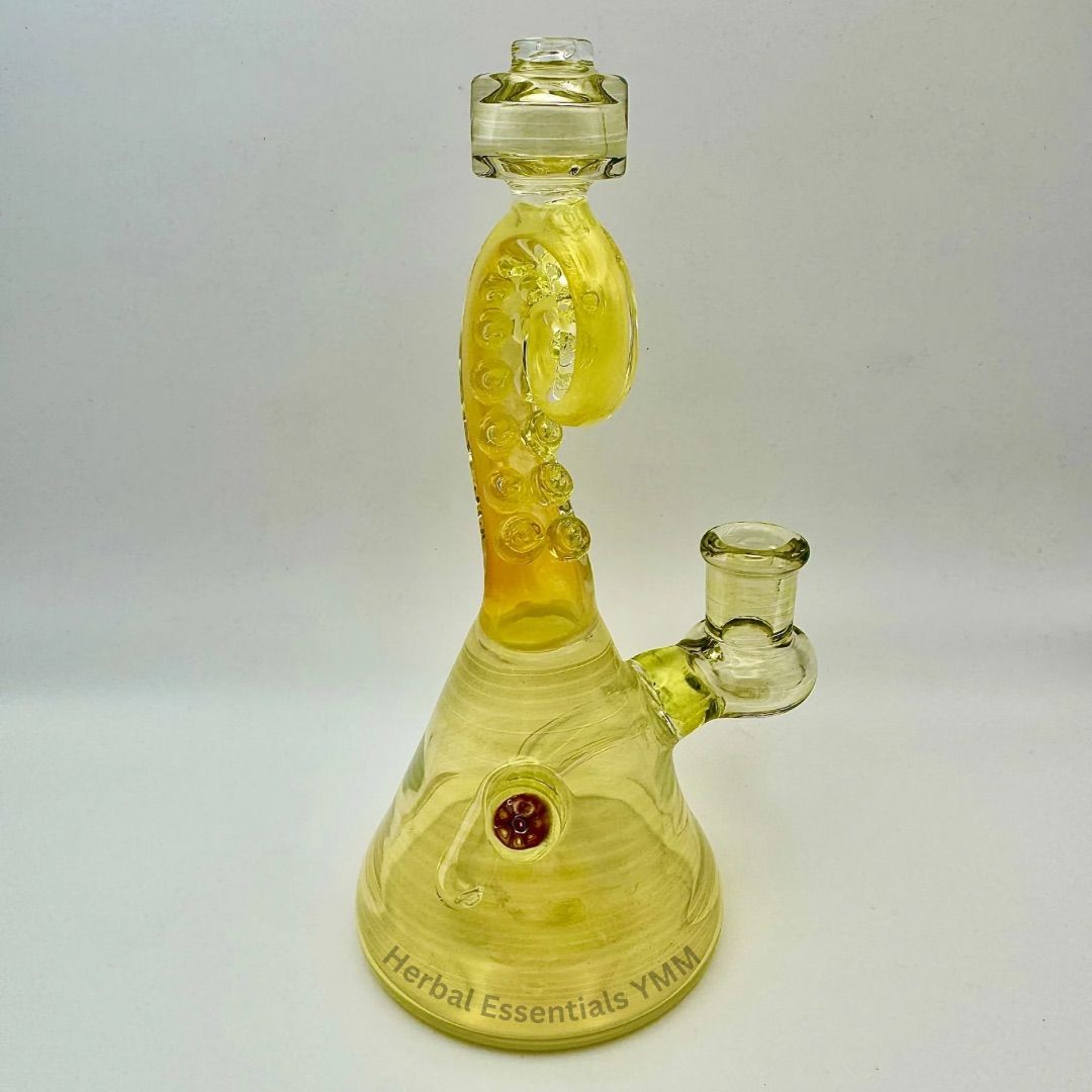 Lerma Glass UV Illuminati Tentacle Beaker 8&quot;