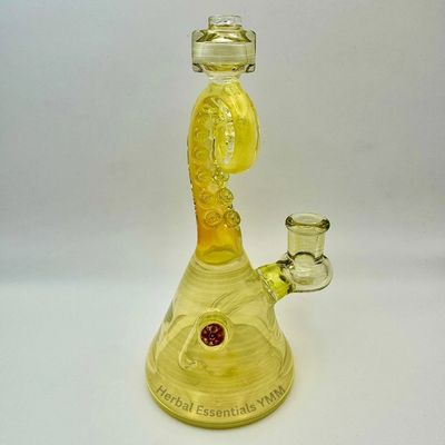 Lerma Glass UV Illuminati Tentacle Beaker 8&quot;