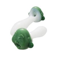 Chameleon Glass 5” Happy Buddha Pipe