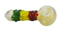 Chameleon Glass 4.5” Roots Reggae Fumed Pipe