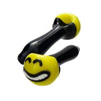 Chameleon Glass Grin Emoji Pipe