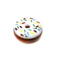 Sprinkle Donut Glass Pipe 3”