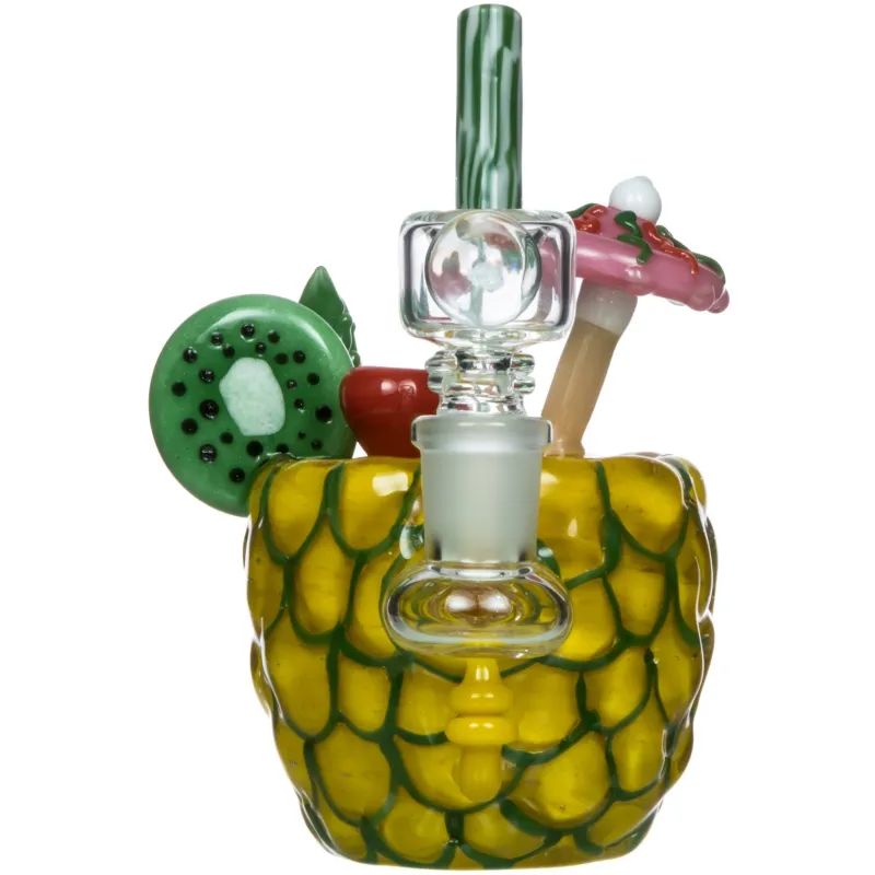 Empire Glassworks 7" Pineapple Paradise Rig