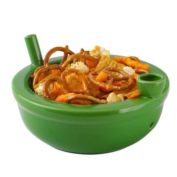 Premium Roast &amp; Toast Ceramic Cereal Bowl Pipe - Purple