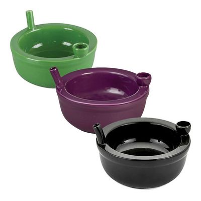 Premium Roast &amp; Toast Ceramic Cereal Bowl Pipe - Purple