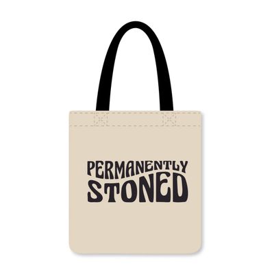 KushKards 13”X16” Tote Bag - Permanently Stoned