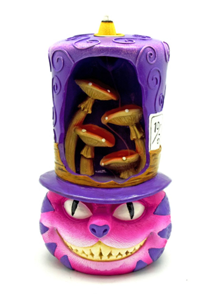 Cheshire Cat Backflow Incense Burner - 7”