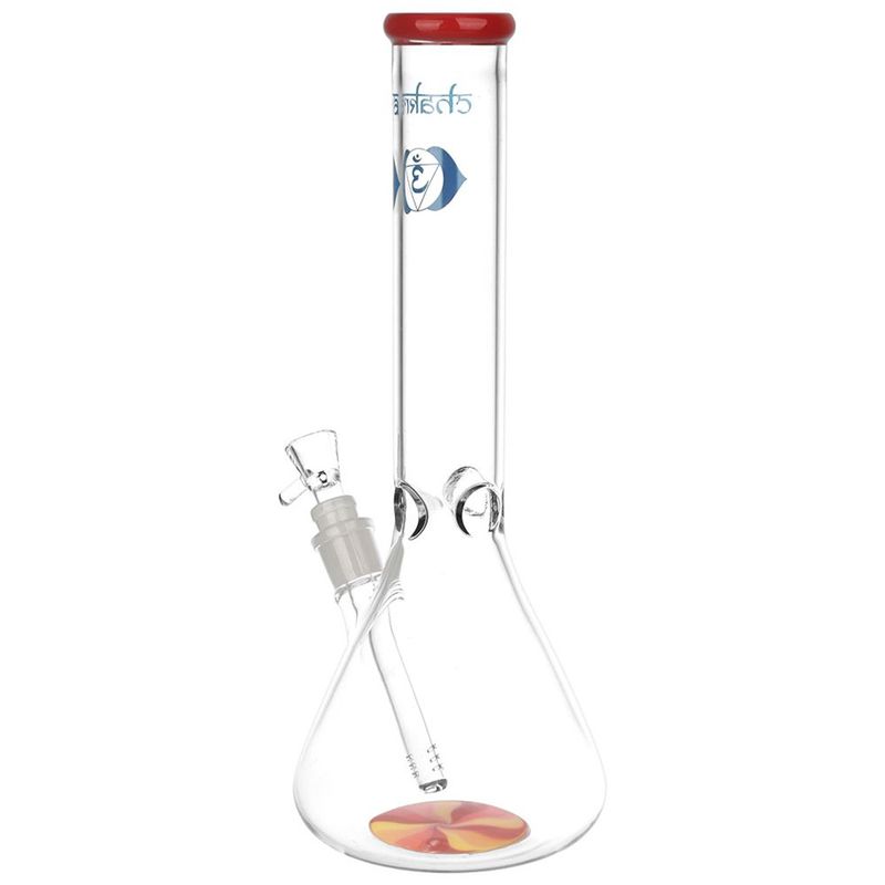 Glass Chakra Drop Of Sun Beaker 11.75”