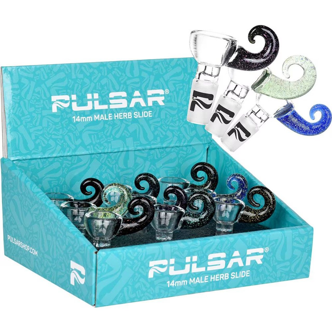 Pulsar Glass 14mm Come Hither Dichro Handle Bowl