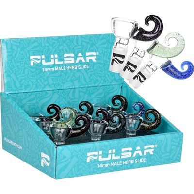 Pulsar Glass 14mm Come Hither Dichro Handle Bowl